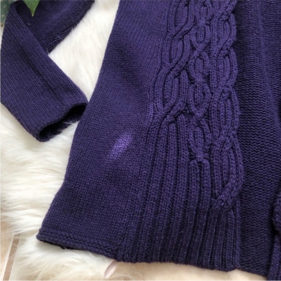 Coldwater Creek Metallic Knot Cardigan - Picture 2 of 5